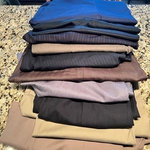 11 pairs of men slacks size 42x34